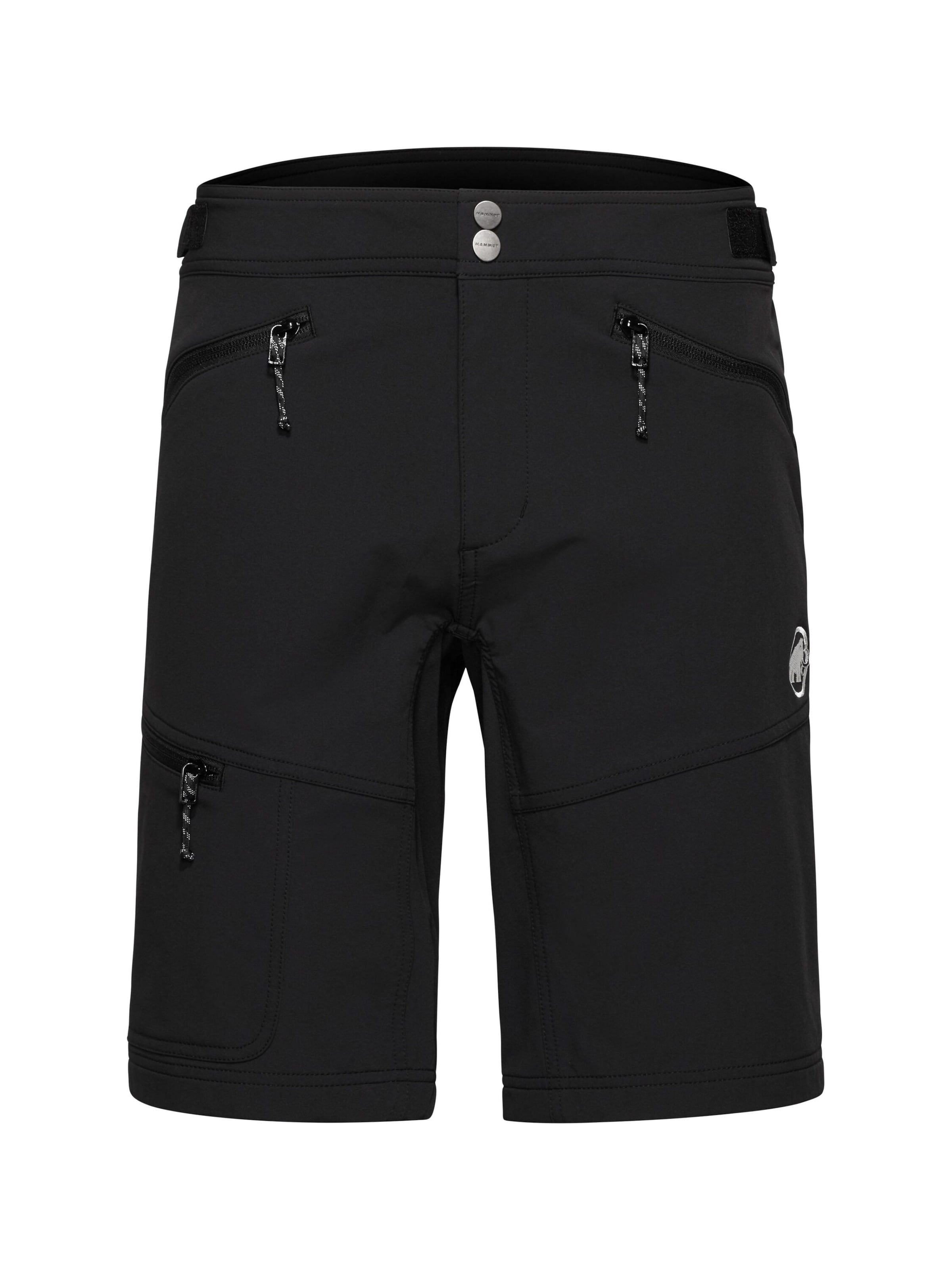 MAMMUT Outdoorhose in Schwarz: Vorderseite