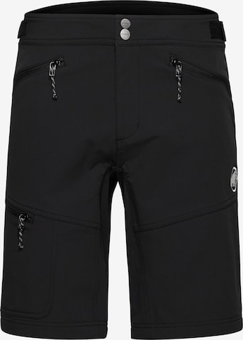 MAMMUT Outdoorhose in Schwarz: Vorderseite
