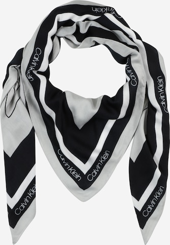 Foulard Calvin Klein en noir : devant