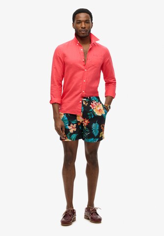 Superdry Zwemshorts in Zwart