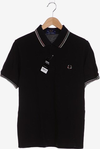 Fred Perry Shirt in L-XL in Black: front