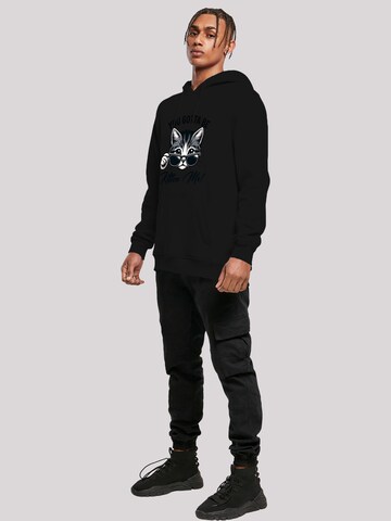 Sweat-shirt 'Kätzchen You Gotta Be Kitten Me!' F4NT4STIC en noir