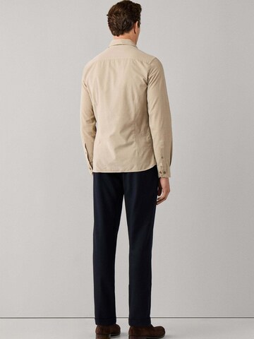 Hackett London Regular Fit Hemd in Beige