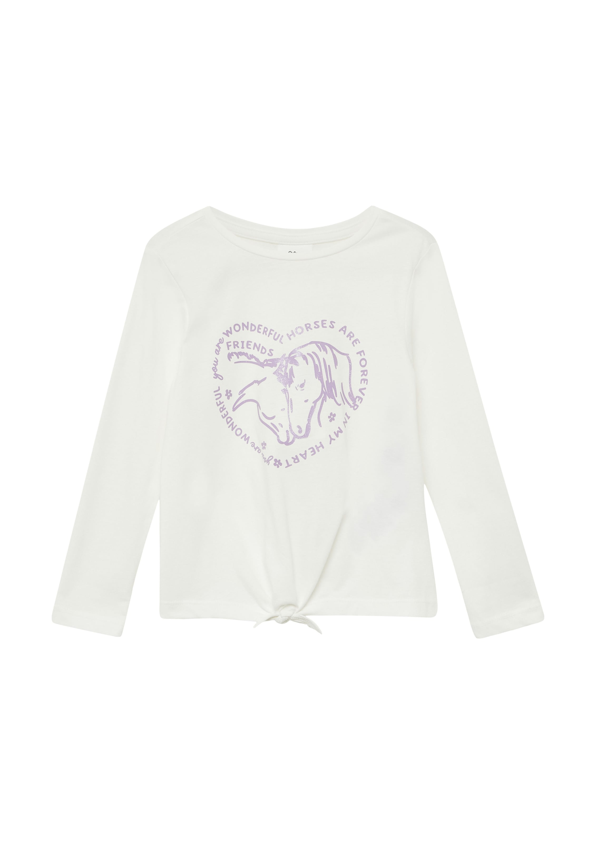 T-Shirt s.Oliver en beige : devant