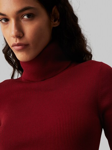 Pull-over Calvin Klein Jeans en rouge