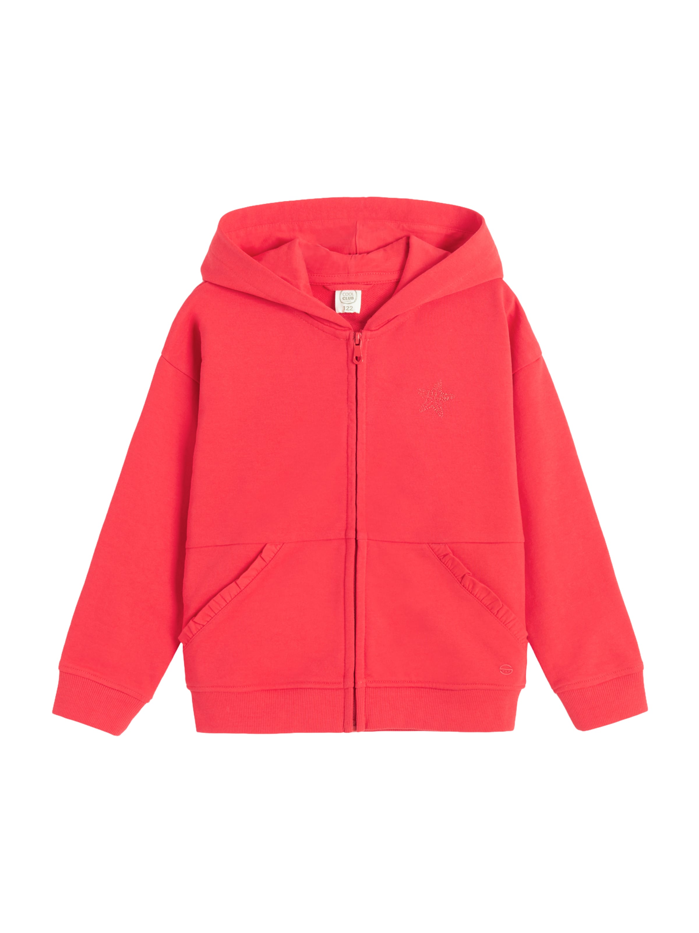 Giacca di felpa di Cool Club in rosso: frontale
