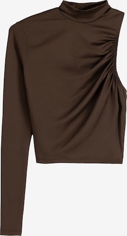 Bershka T-shirt i brun: framsida