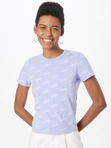 LEVI'S ® Majica 'Graphic Rickie Tee' | modra barva: sprednja stran