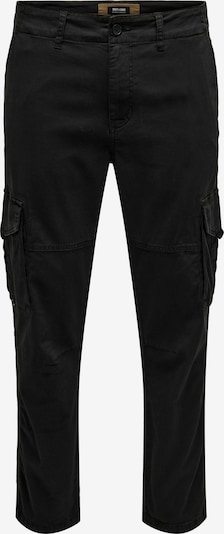 Pantaloni cu buzunare 'Dean' Only & Sons pe negru, Vizualizare produs