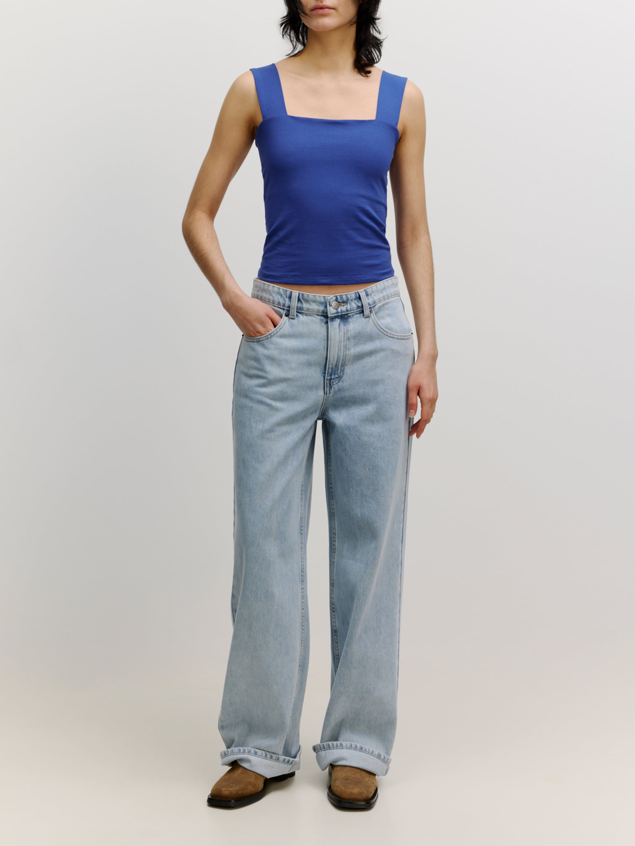 EDITED Produits Haut 'Rafaela' bleu