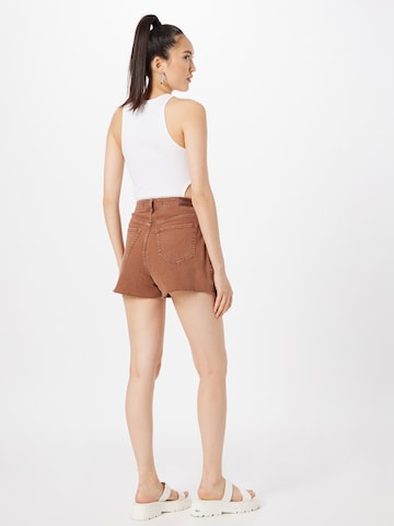 HOLLISTER Regular Trousers in Brown