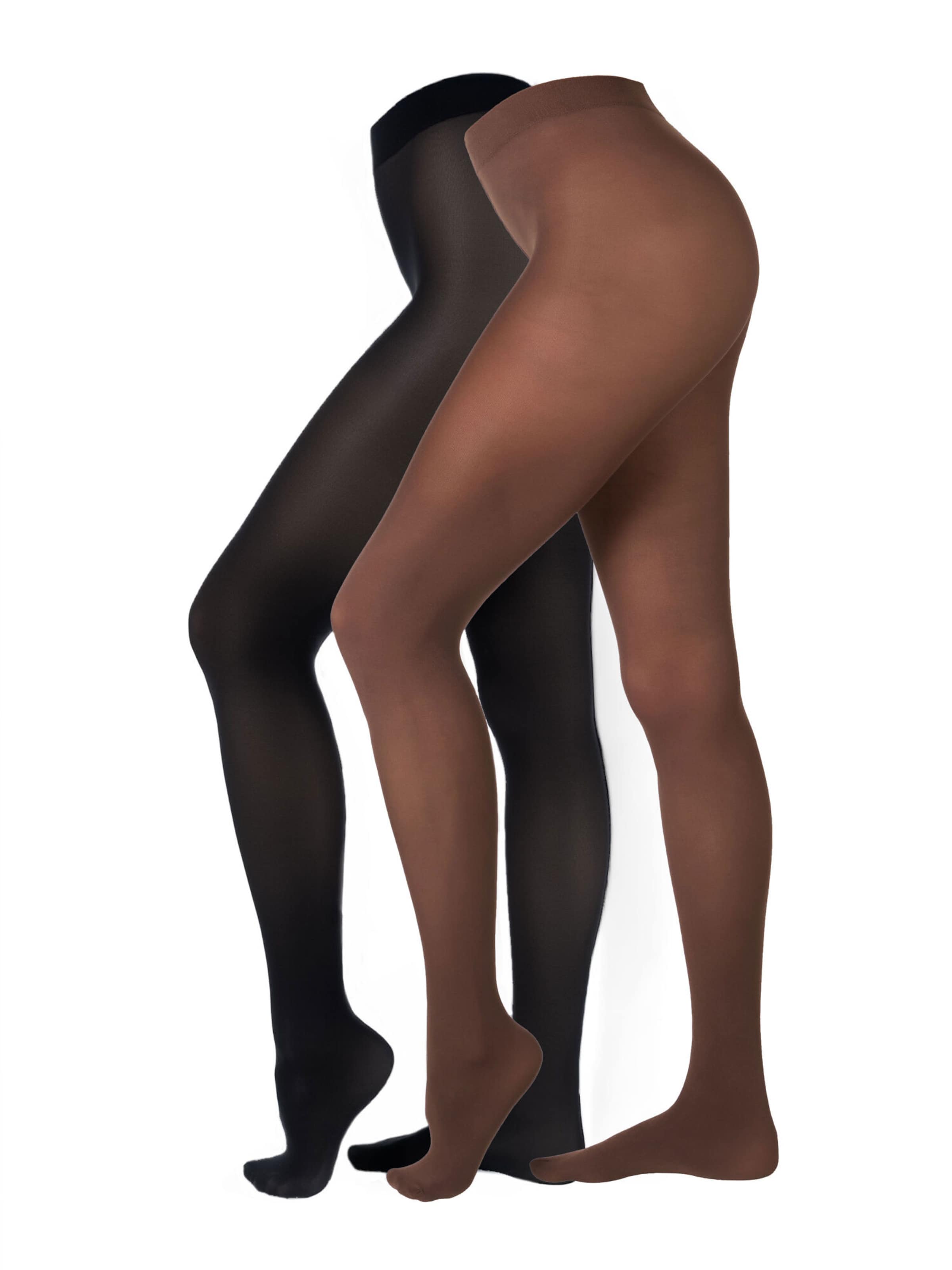 Collants camano en marron : devant