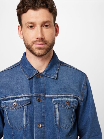 Redefined Rebel Between-Season Jacket 'Baker' in Blue