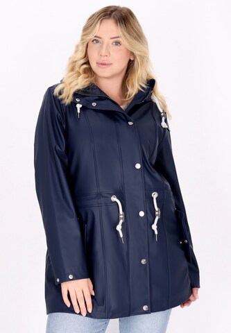 Schmuddelwedda Between-season jacket in Blue: front