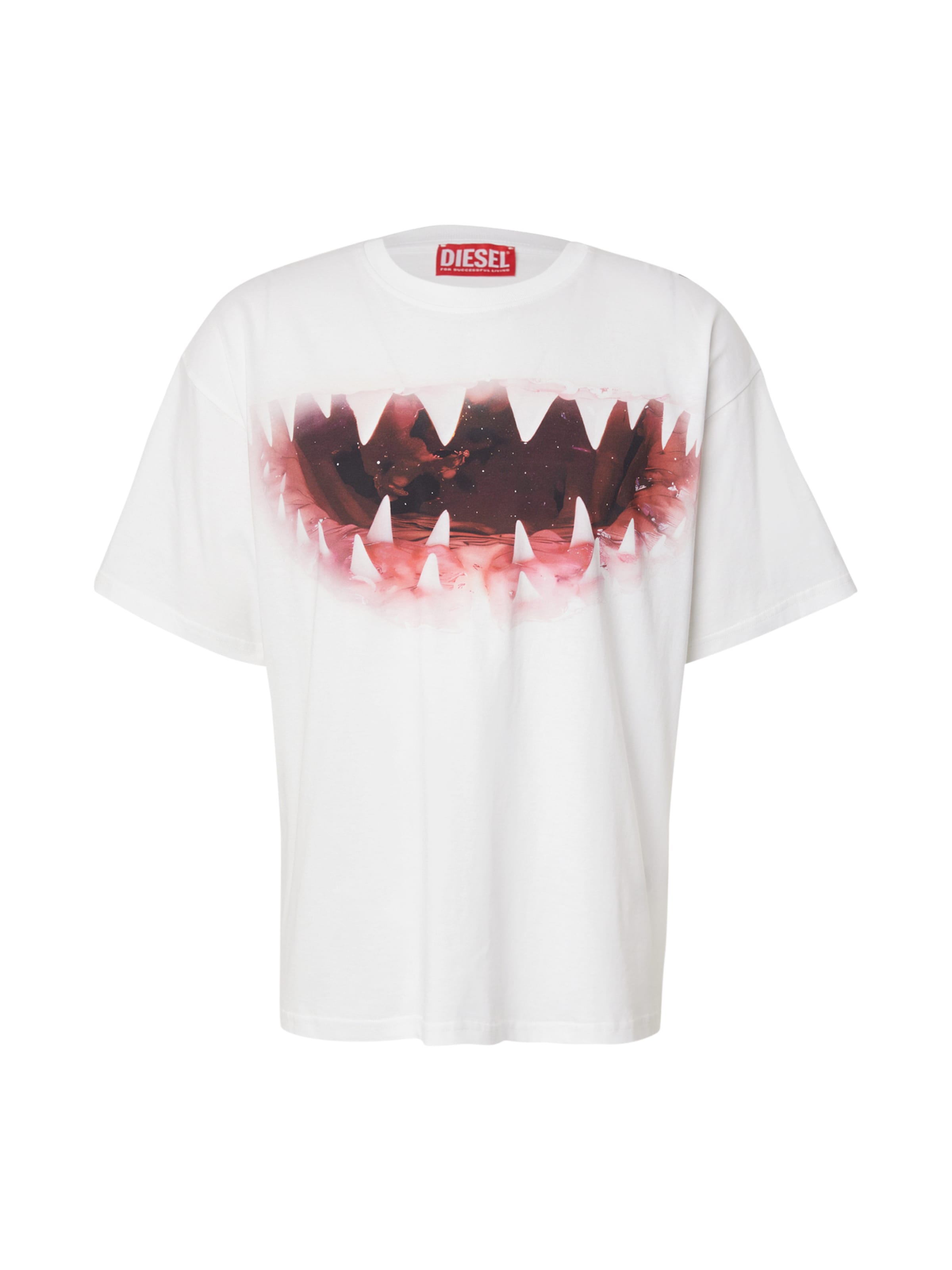 DIESEL - Camiseta en blanco: frente