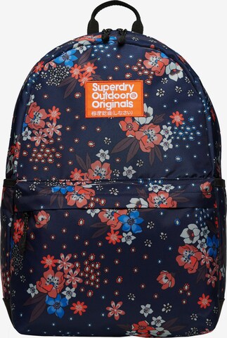 Superdry Backpack in Blue: front