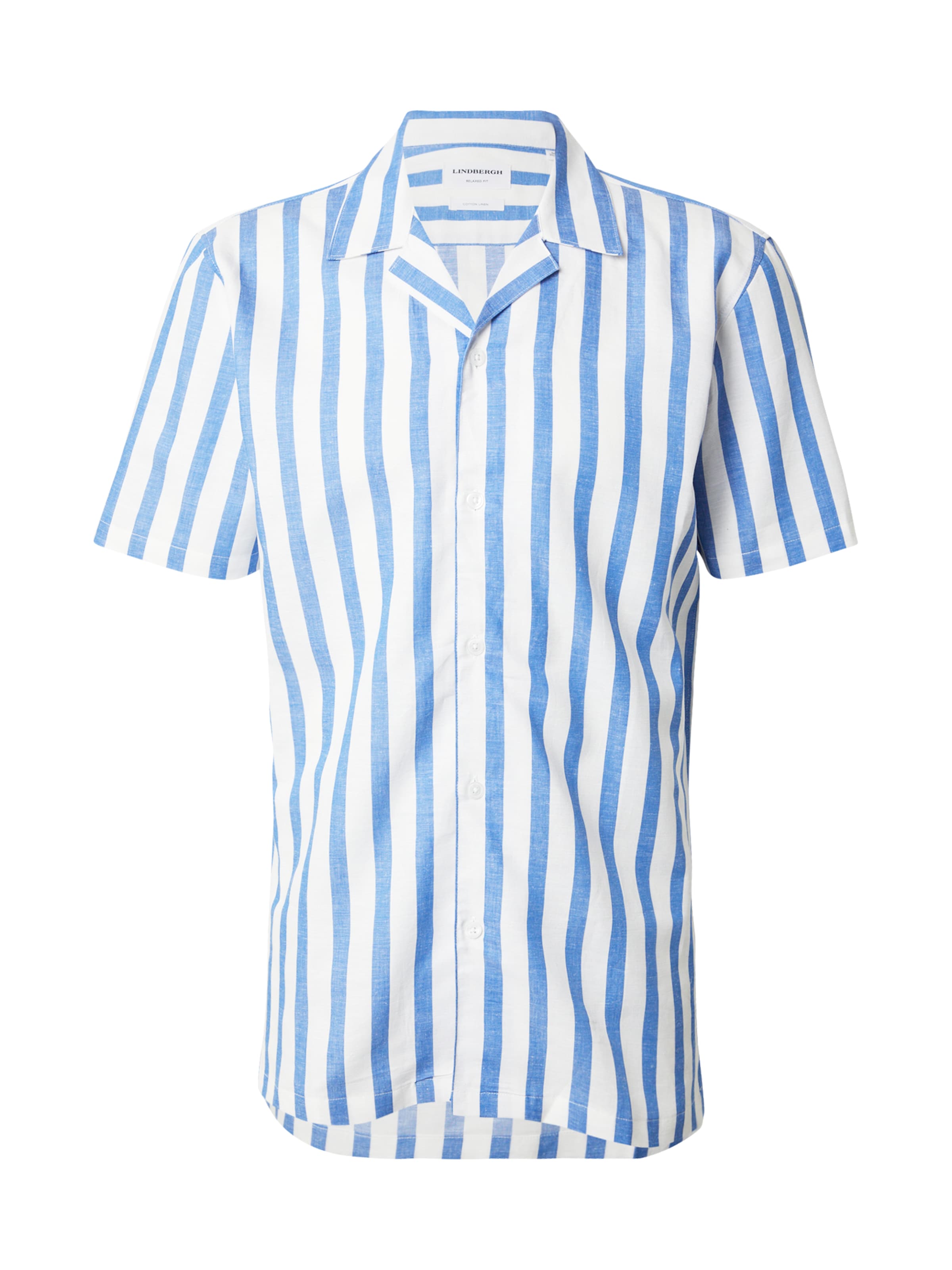 Lindbergh - Camisa em azul: frente