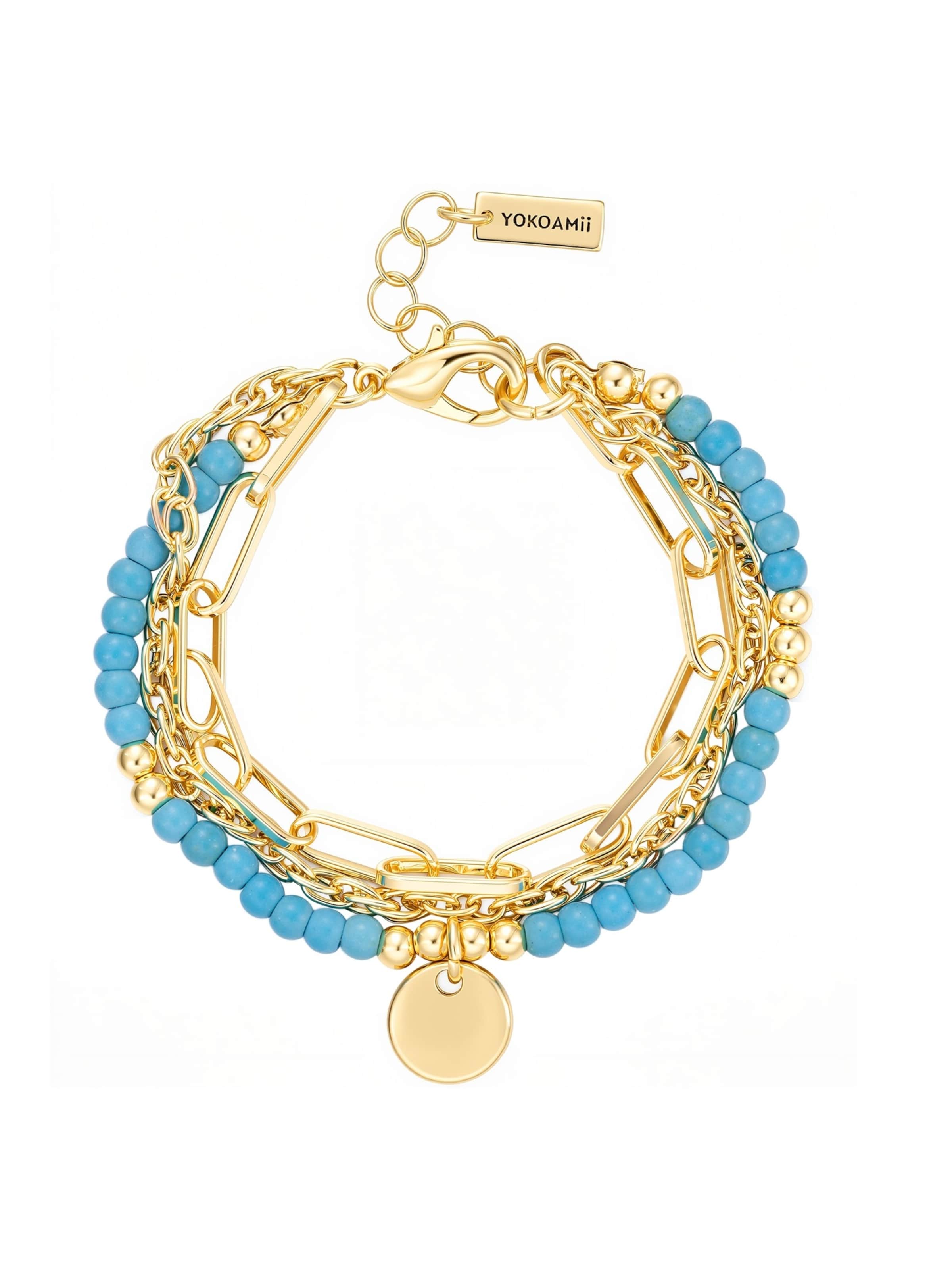 Yokoamii Bracelet in Gold: front