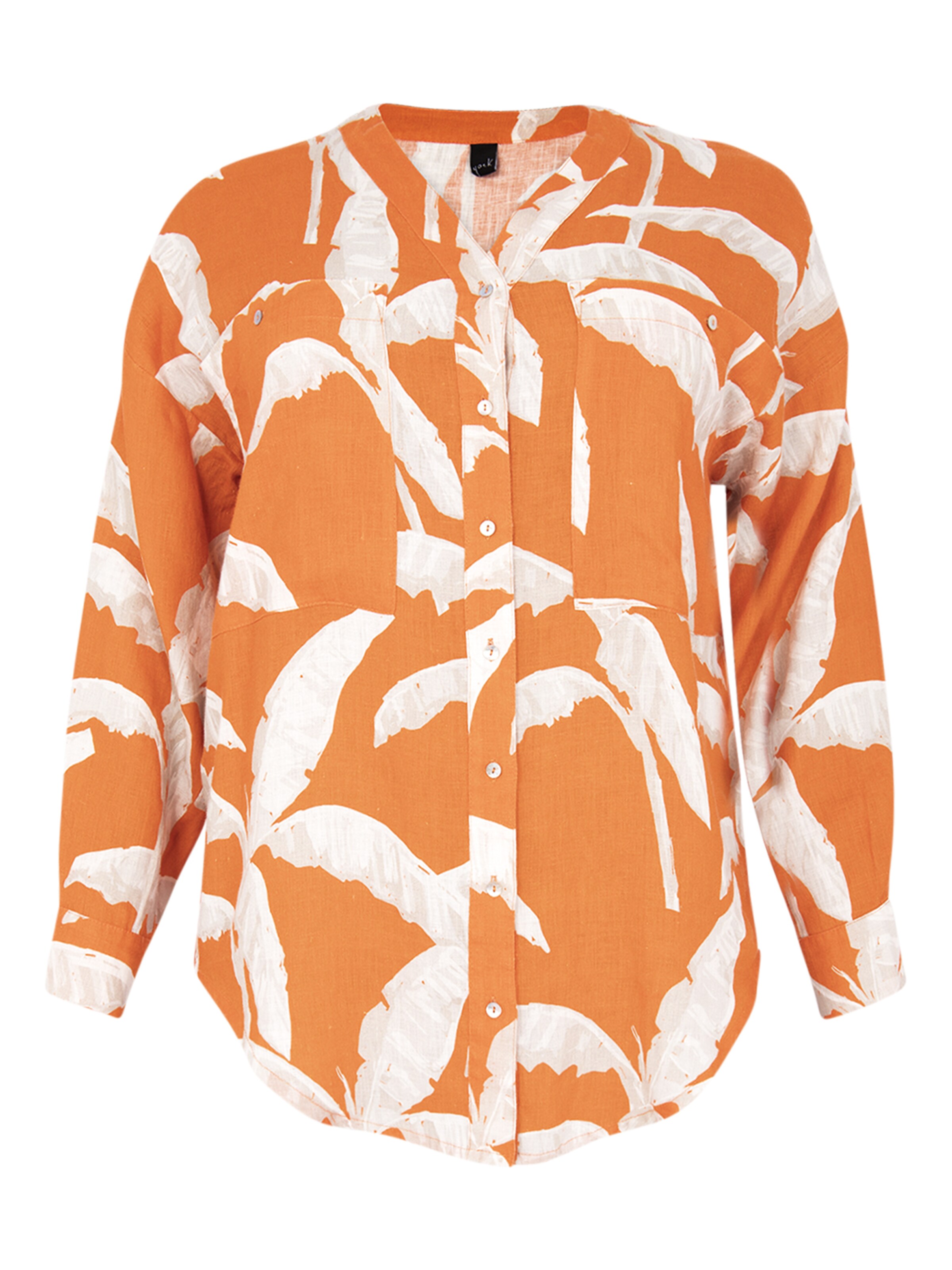 YOEK Bluse in Orange: Vorderseite