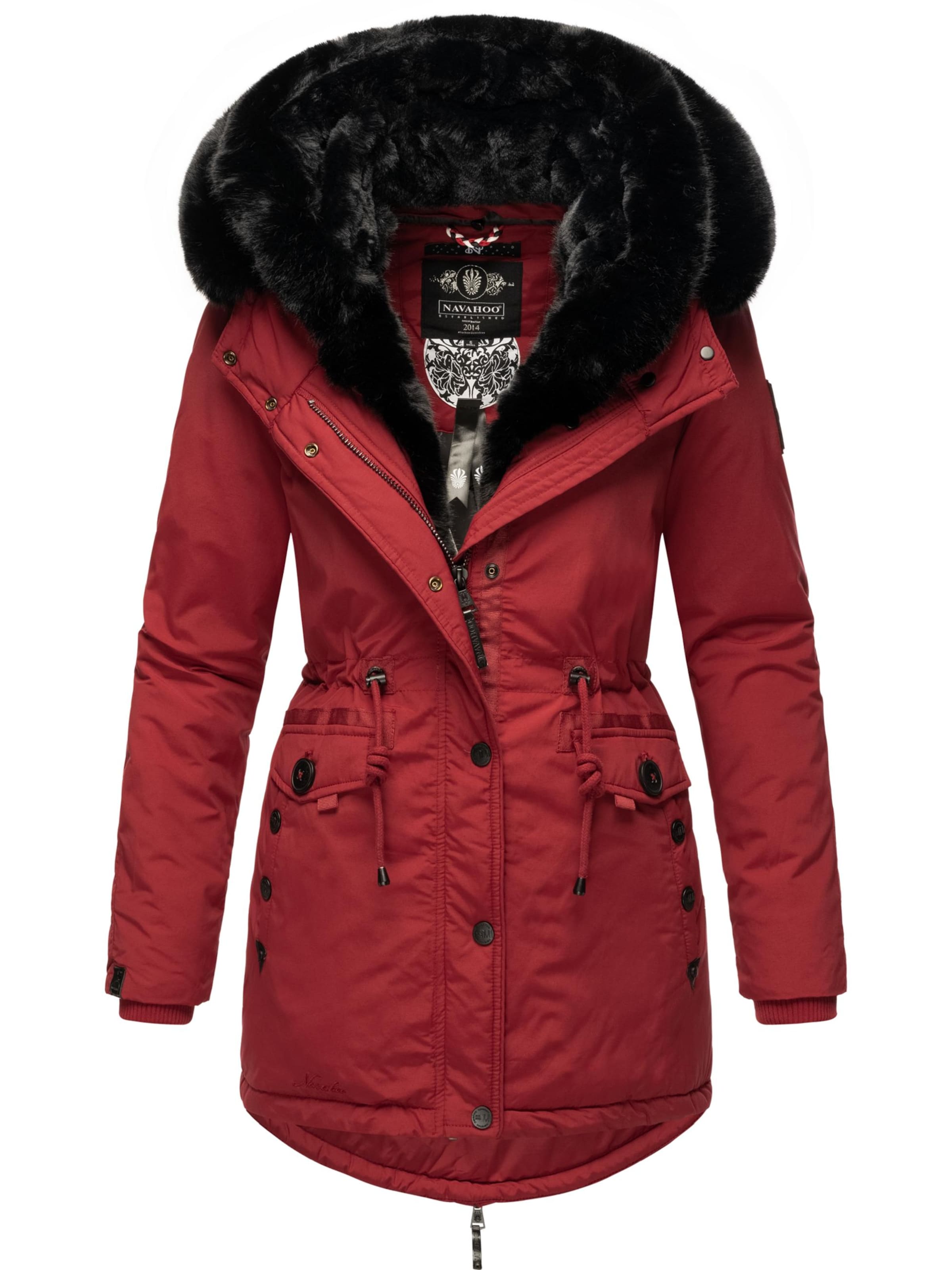NAVAHOO Talviparka värissä punainen