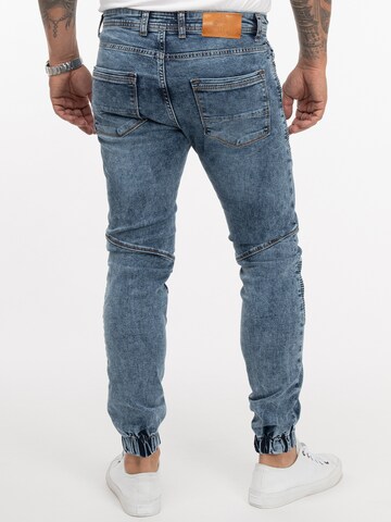 Rock Creek Tapered Jeans in Blau