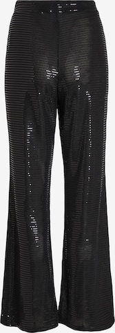 évasé Pantalon 'Feste' VILA en noir