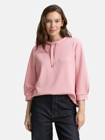 T-shirt TOM TAILOR en rose : devant