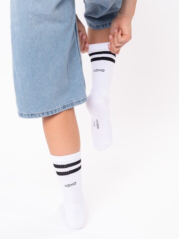 Occulto Sportsocken 'Leo'‌‌‌ in Weiß