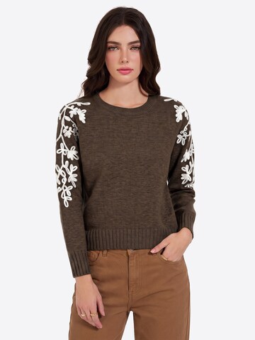 Imily Bela Sweater in Brown: front