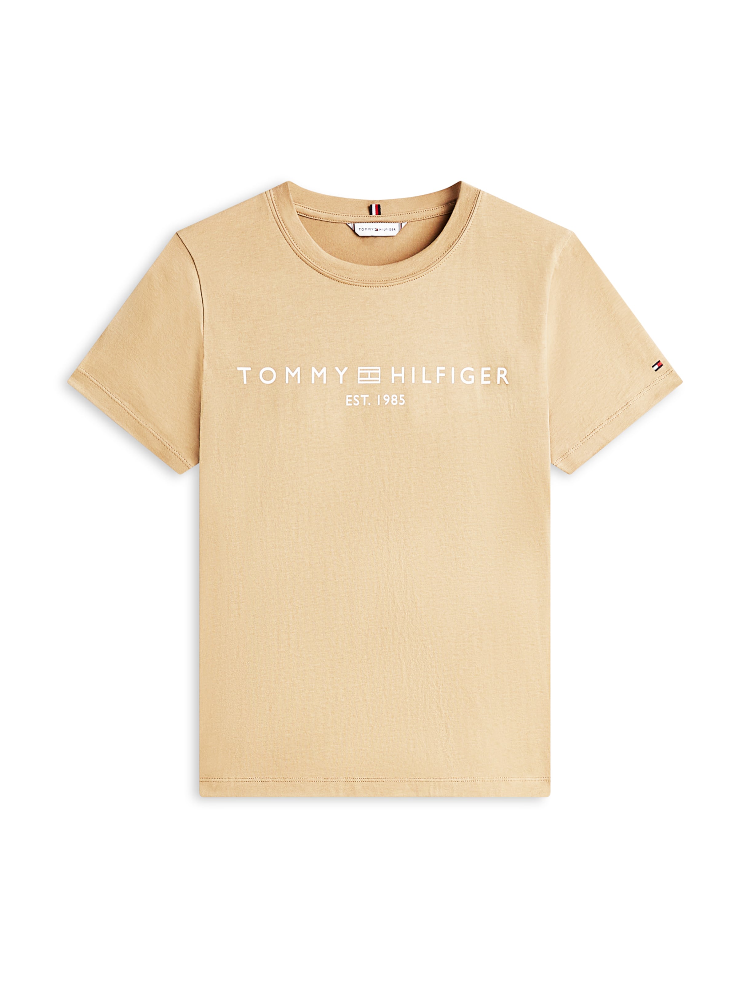 smėlio TOMMY HILFIGER Marškinėliai: priekis