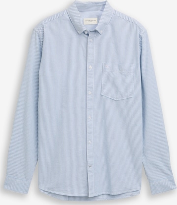 Chemise TOM TAILOR en bleu : devant