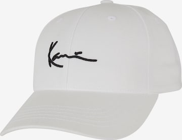 Casquette Karl Kani en blanc : devant
