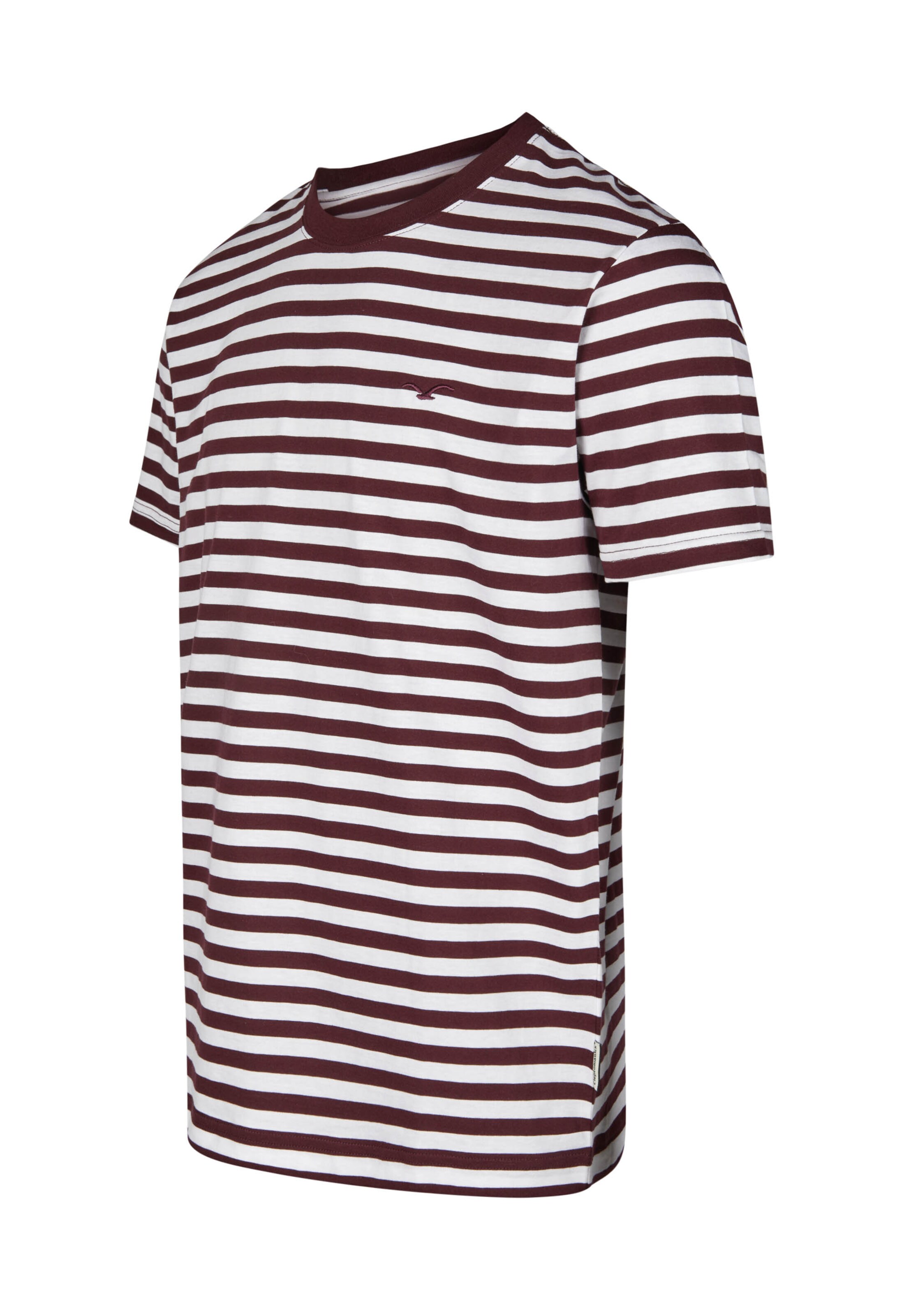 Cleptomanicx Shirt 'Ligull Stripe' in Red