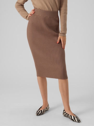 VERO MODA Skirt 'MOA' in Brown: front