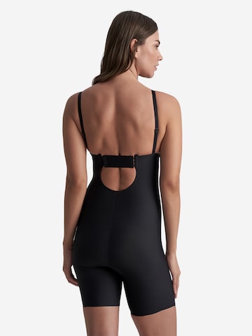 Body modelant 'Sculpting Bodysuit Deep V Thong' Bye Bra en noir