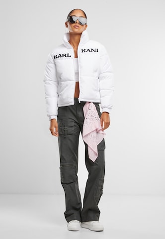 Veste d’hiver 'Retro Essential' Karl Kani en blanc