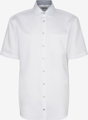 SEIDENSTICKER Comfort fit Business Shirt 'SMART ESSENTIALS' in White: front