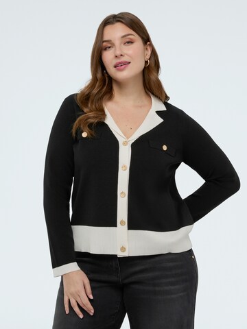 Cardigan Fiorella Rubino en noir