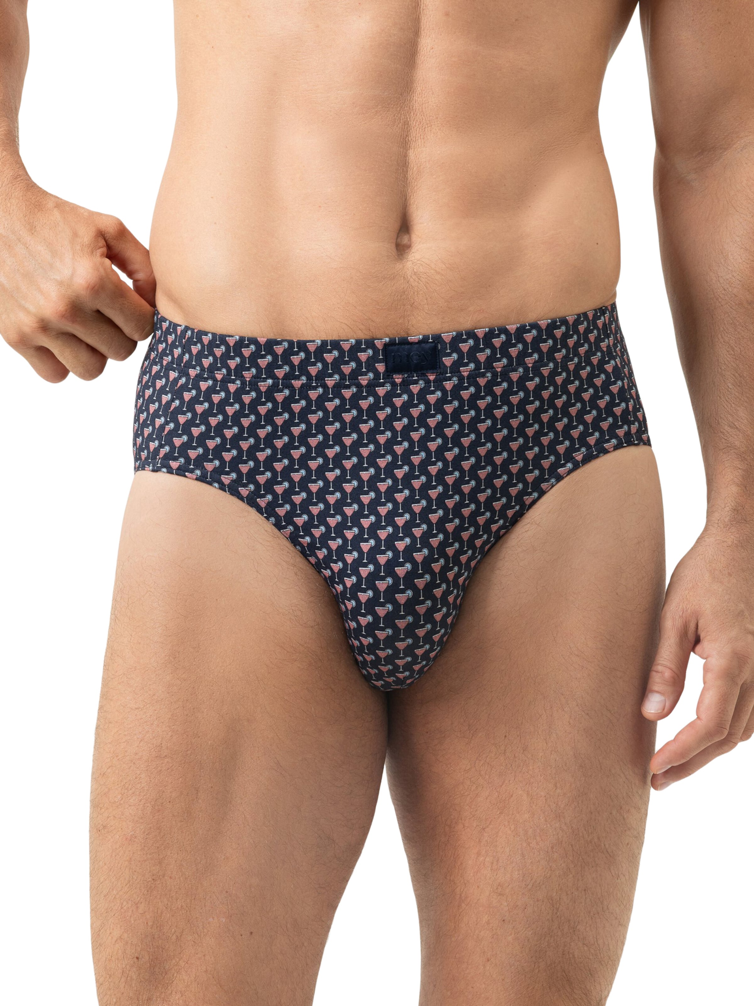 Slip Mey en bleu : devant