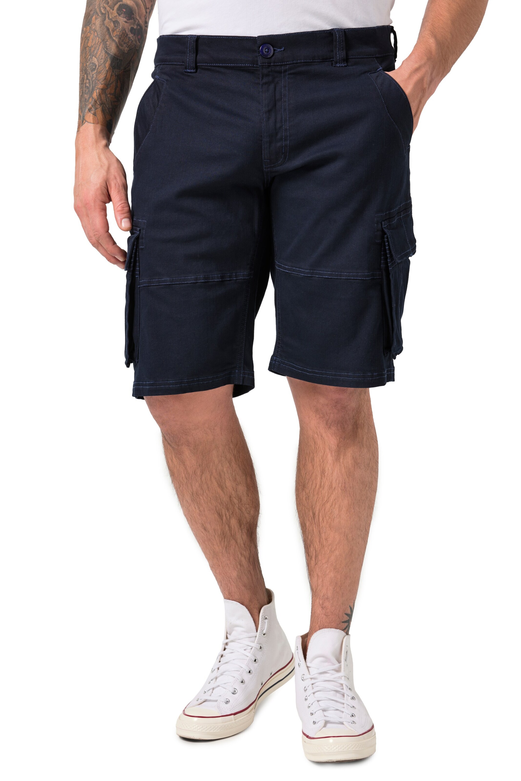 JP1880 Regular Broek in Blauw: voorkant