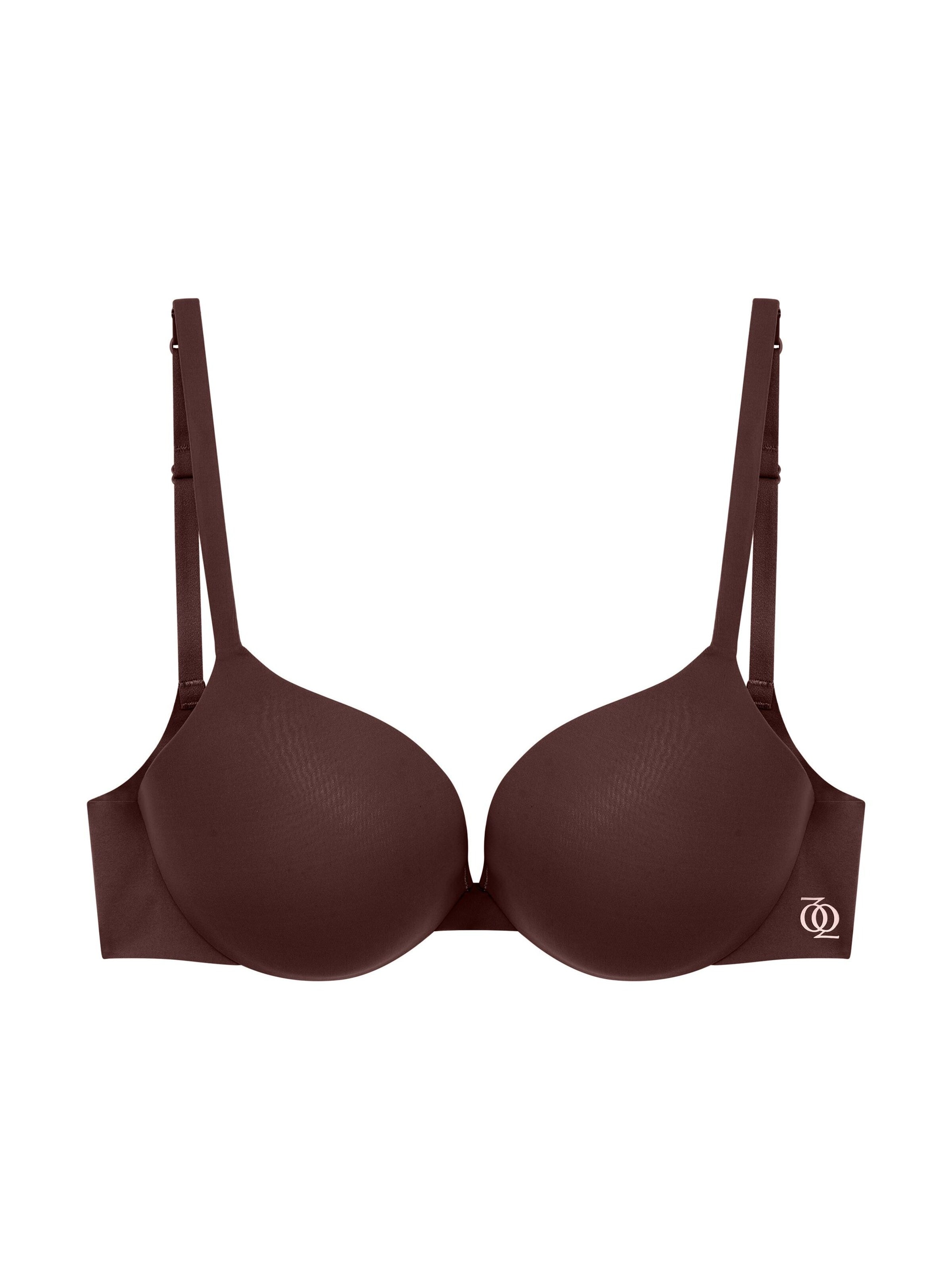 GOD SAVE QUEENS Push-up Biustonosz 'Second Skin Ultimate Push-Up Bra' w kolorze brązowy: przód