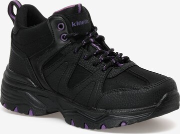 KINETIX Athletic Lace-Up Shoes 'ROSSEL PU HI W 2PR' in Black