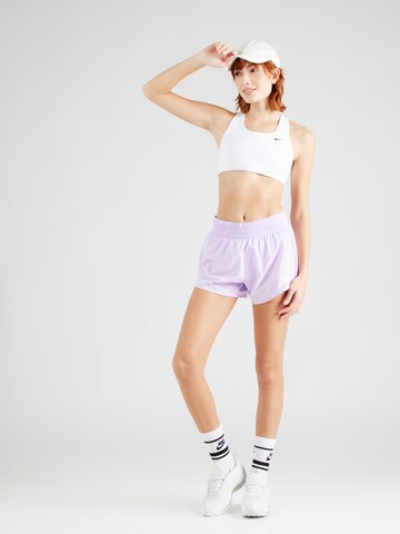 NIKE regular Παντελόνι φόρμας 'ONE SWSH' σε λιλά
