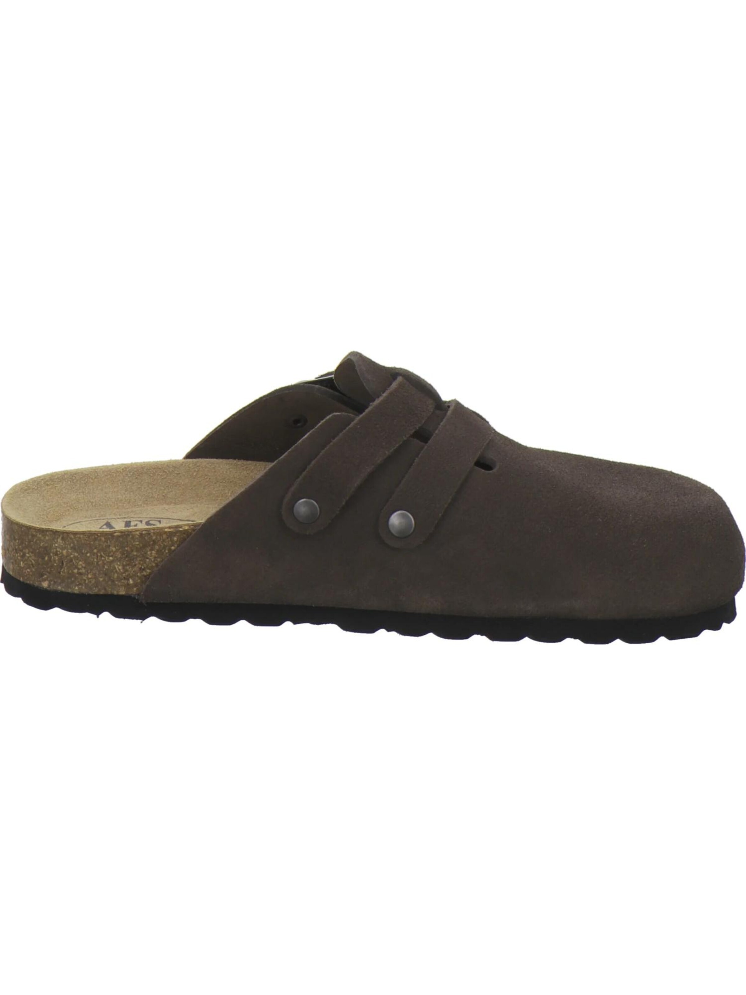 Sabots 'Clogs Damen espresso Veloursleder' AFS-Schuhe en marron