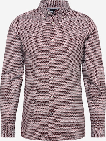 TOMMY HILFIGER Button Up Shirt in Red: front