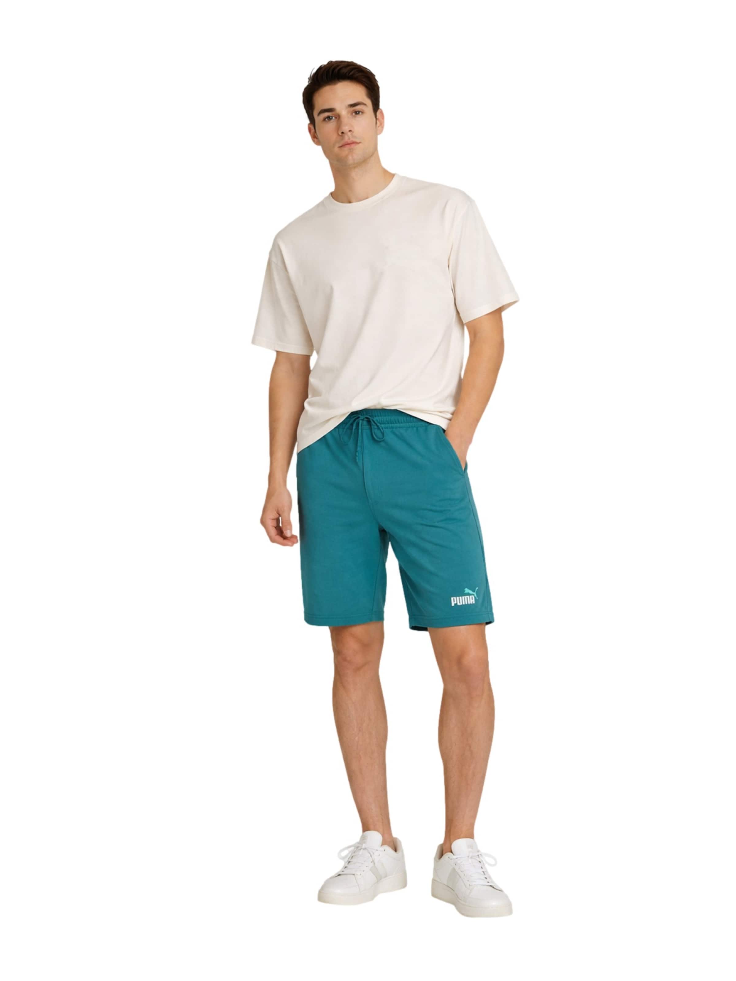 Regular Pantalon de sport 'ESS 2 Color No. 1' PUMA en vert