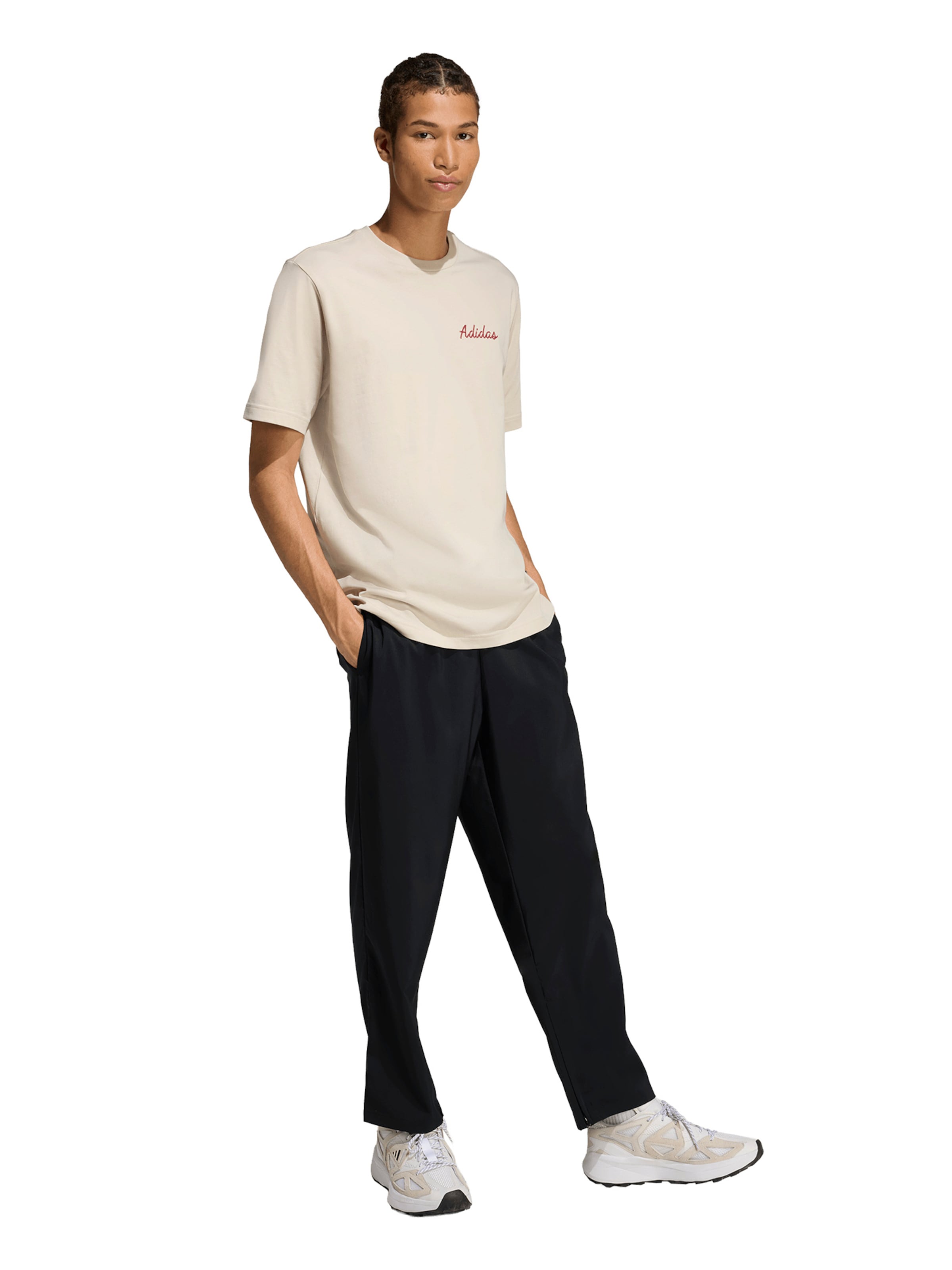 ADIDAS SPORTSWEAR Λειτουργικό μπλουζάκι σε μπεζ