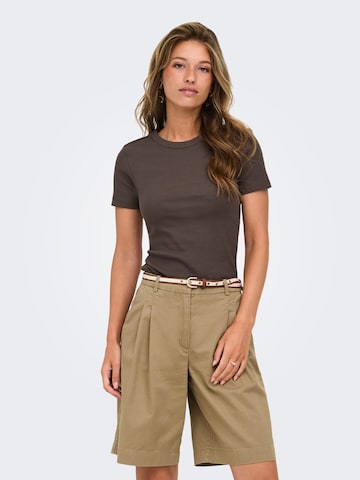 ONLY Tricot 'Val' in Bruin: voorkant