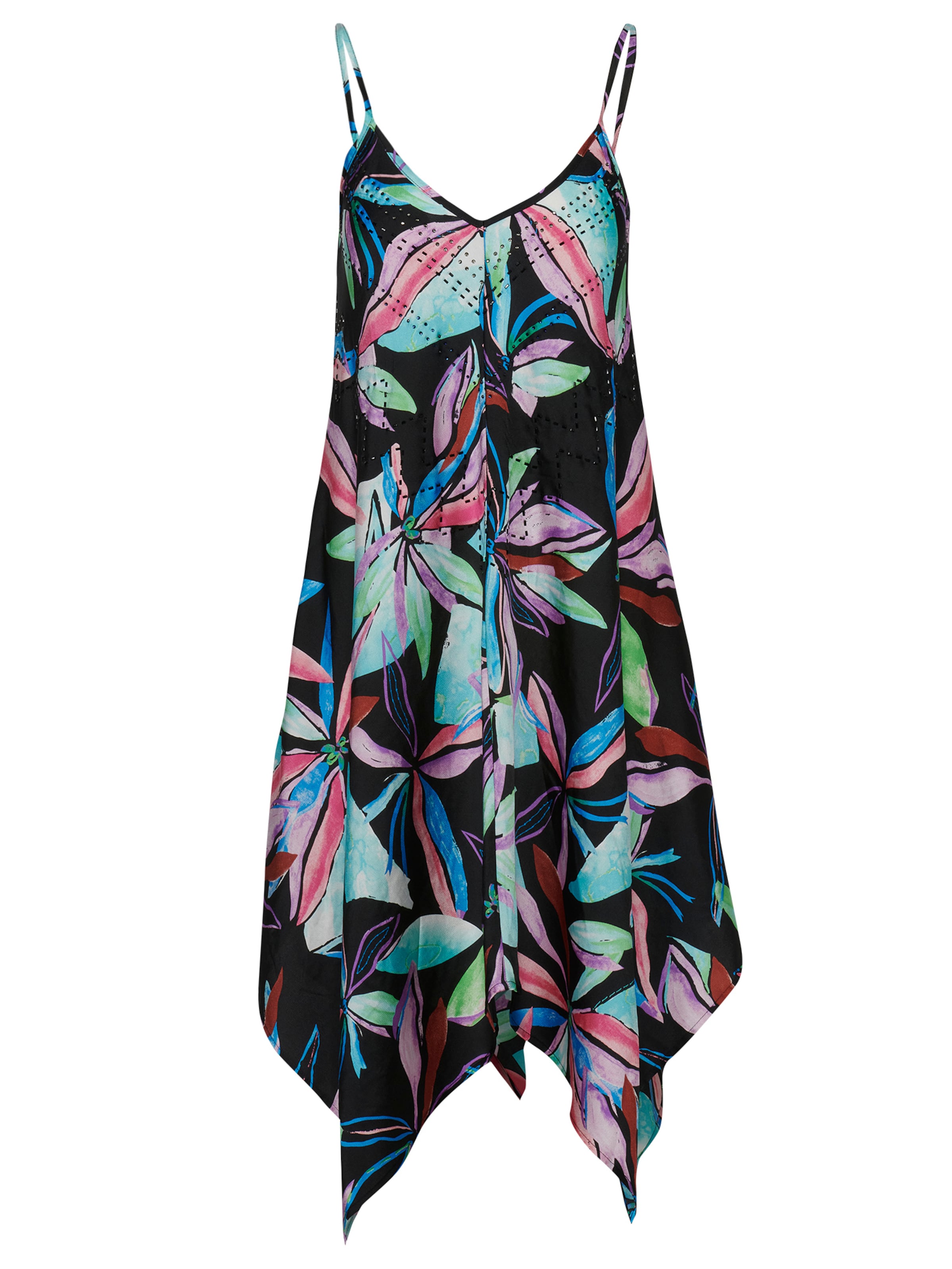 KOROSHI Kleid in Schwarz: Vorderseite