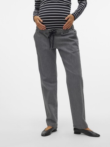 MAMALICIOUS Regular Jeans in Grey: front